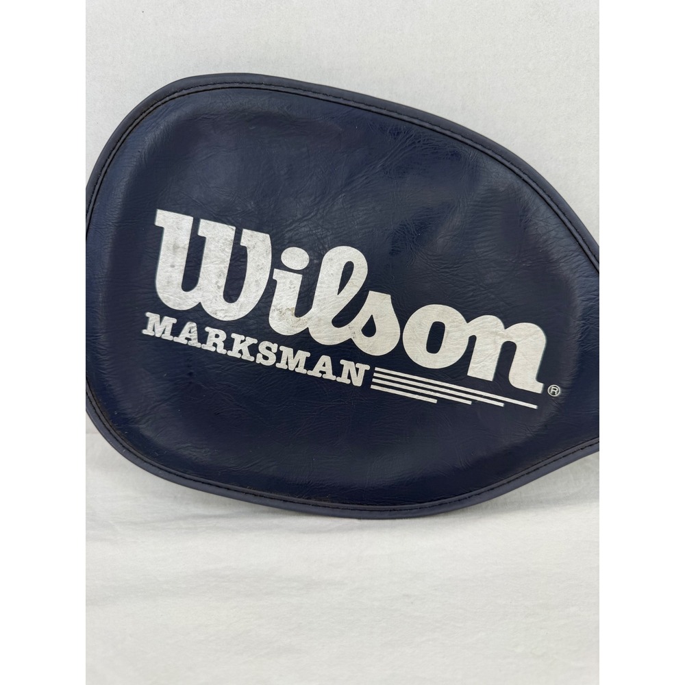 Vintage Racketball Wilson Marksman Racket CO85 with Cover - Picture 2 of 8